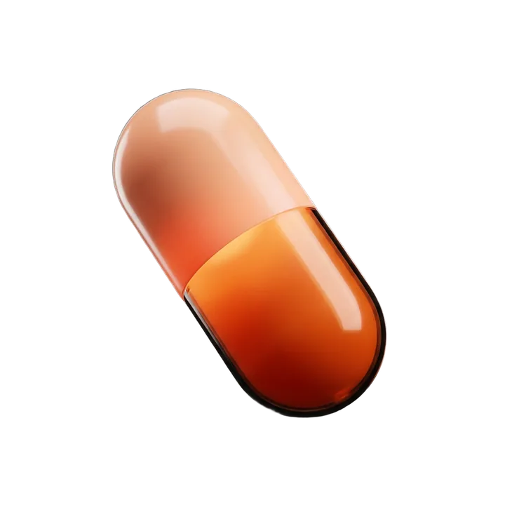 Floating metering capsule